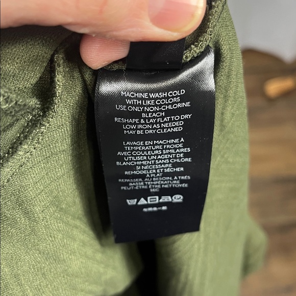 Free People Lily Violet Mini Dress in Olive Smoke. - Picture 11 of 11